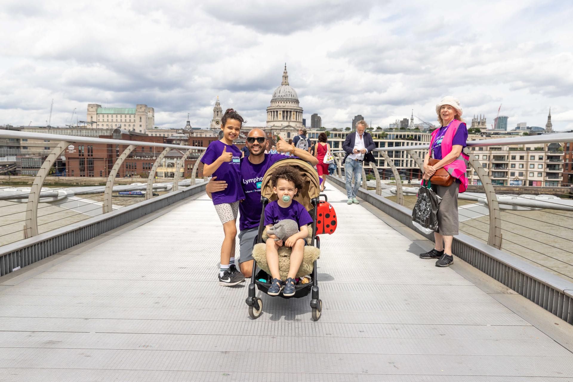 Team walk at Bridges of London event 