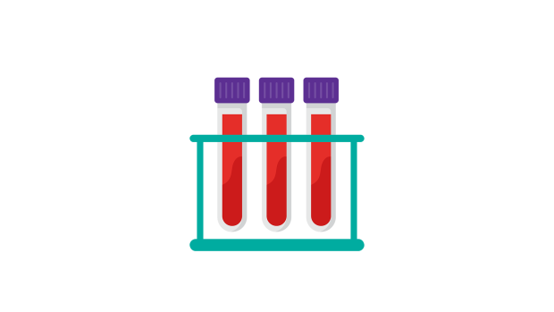 Blood vials icon