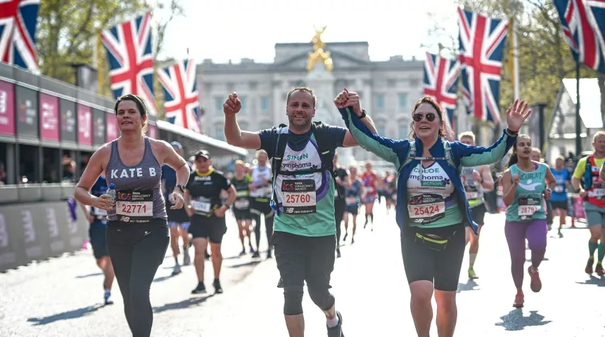 Marathon finishers