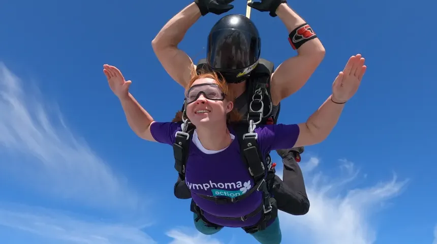 Skydive freefalling