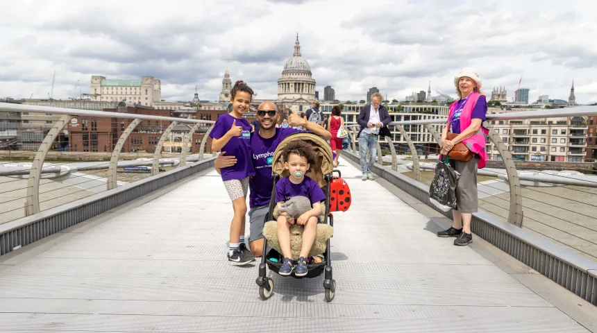 Team walk at Bridges of London event 