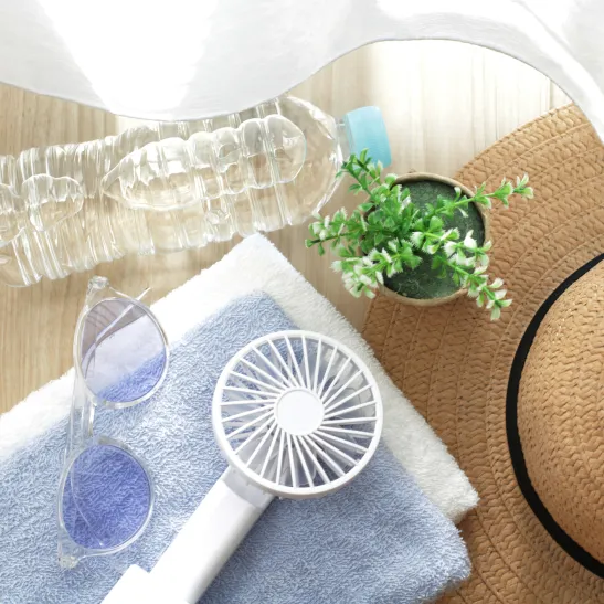 Keeping cool in hot weather